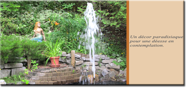 D&eacute;esse au jardin